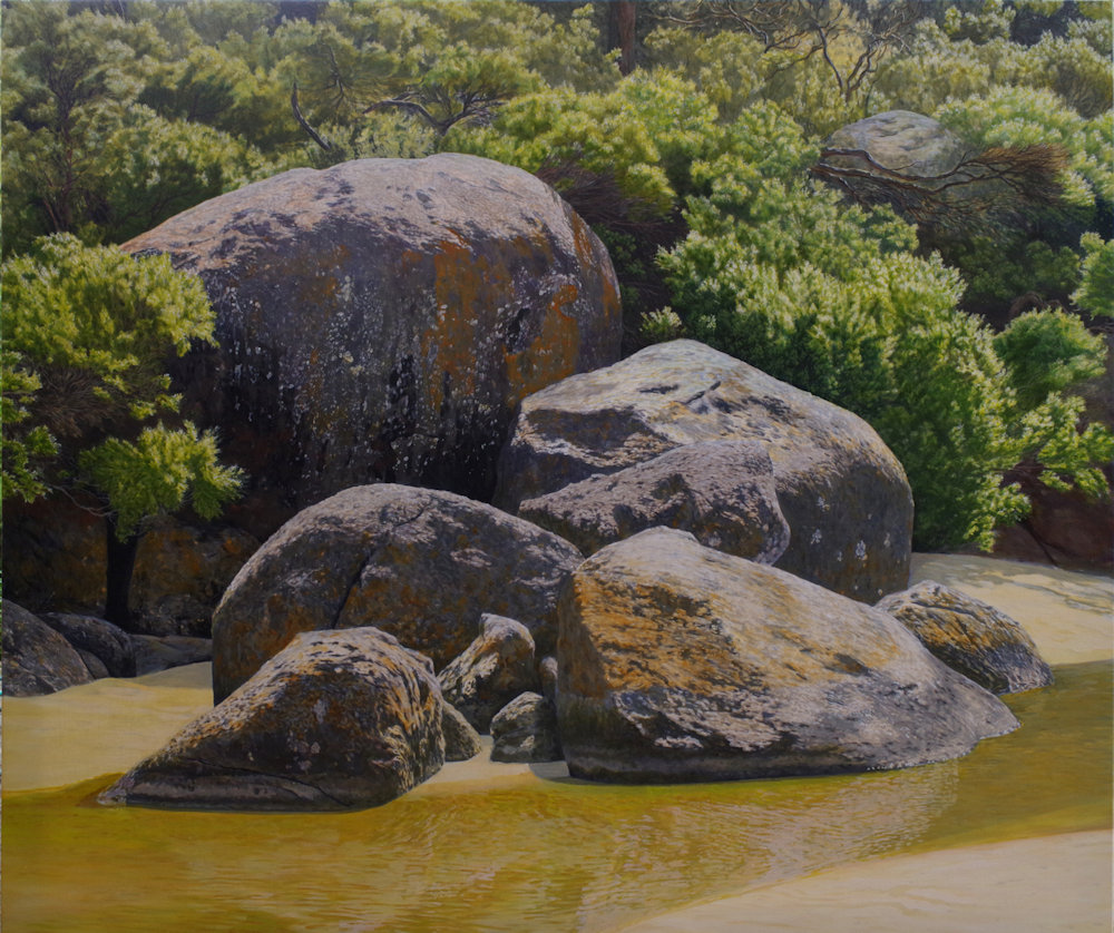 Morning Rock group Tidal river